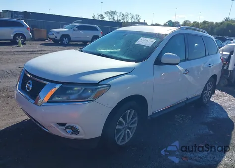 2014 Nissan Pathfinder Sl из США, поврежденный, VIN 5N1AR2MN3EC725041